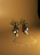 Golden Starfish Shell Drops